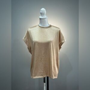 Peach Anthropologie Blouse Size L EUC